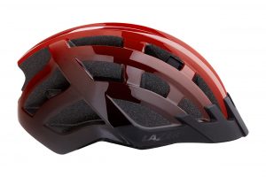 Compact DLX MIPS Helmet, Red/Black, Uni-Size Adult