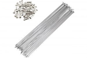 GUODUN High Strength Stainless Steel Spokes with Nipples 264mm