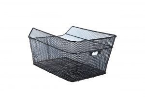 Oxford Wire Rear Basket with fittings - Black