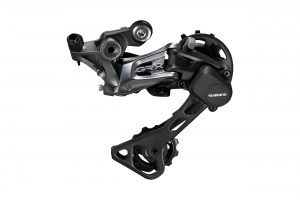 Shimano GRX RD-RX812 GRX 11-speed rear derailleur; Shadow+ single