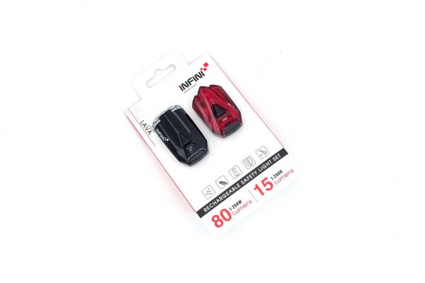 Infini Lava 1-260WR Twin Pack  Front and Rear LED Lights