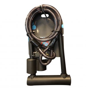 Bicycle U Lock With Steel Cable