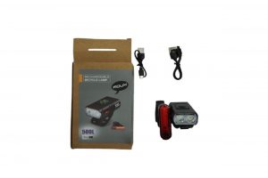 Roux USB Rechargeable Bicycle Lamp Set