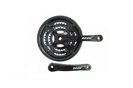 Neco NSp3003 28/38/48T x 170mm Steel/pc TRIPLE Chainset –BLACK