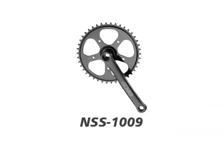 Neco NSS1009 42T x 170mm Steel Single Chainset – ED Black
