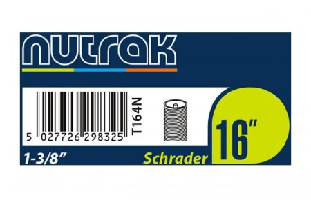 Nutrak 16 X 1 3/8th Inch Schrader Inner Tube 
