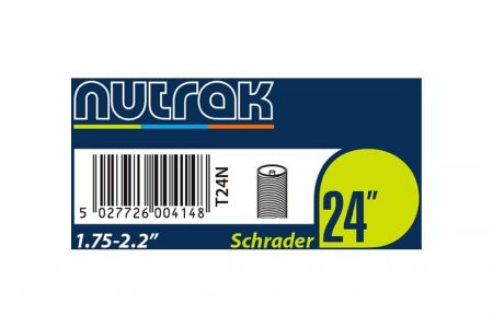 Nutrak 24 X 1.00 - 1.25 Inch Presta Inner Tube, 507 Etrto