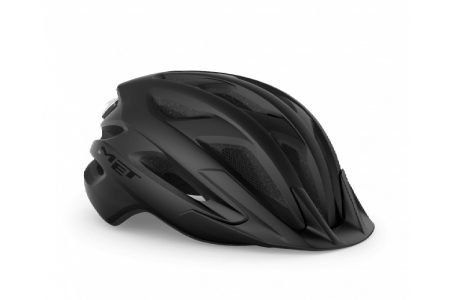MET Crossover Black Helmet Uni Size 52–59 Cm